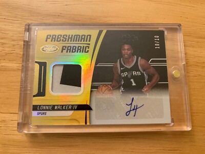 2018-19 Certified LONNIE WALKER IV SSP AUTO RPA PATCH 10/10