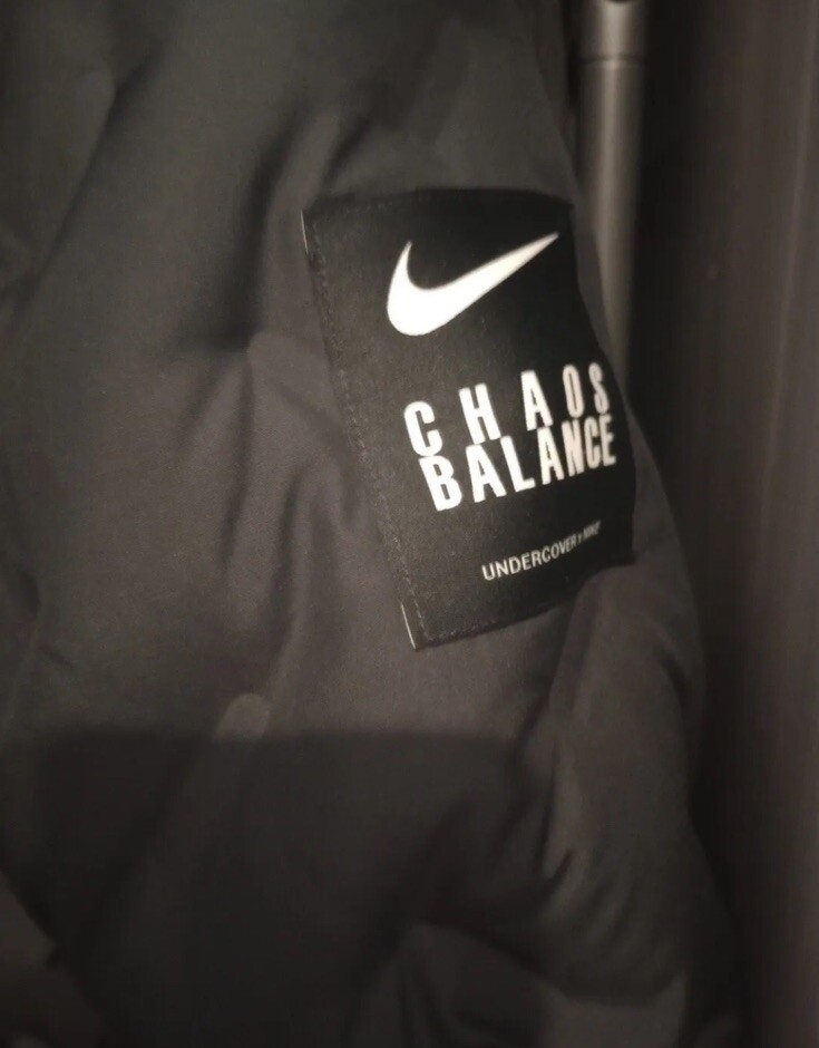 NIKE x Undercover Chaos Balance Black Fishtail Parka w/ 2-in NIKE x Undercover Chaos Balance Black Fishtail Parka w/ 2-in