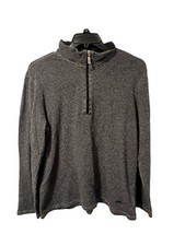 Tommy Bahama 1/4 Zip Pullover Men s Size Large Long sleeve. Cotton Poly blend