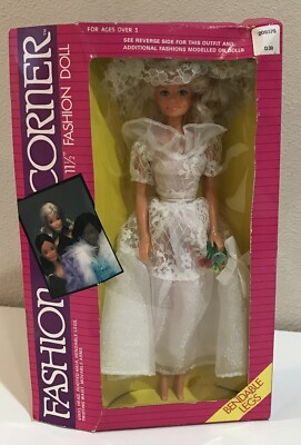 Vintage FASHION CORNER LUCKY Wedding Day Bride 11-1/2  Fashion Doll NEW IN BOX