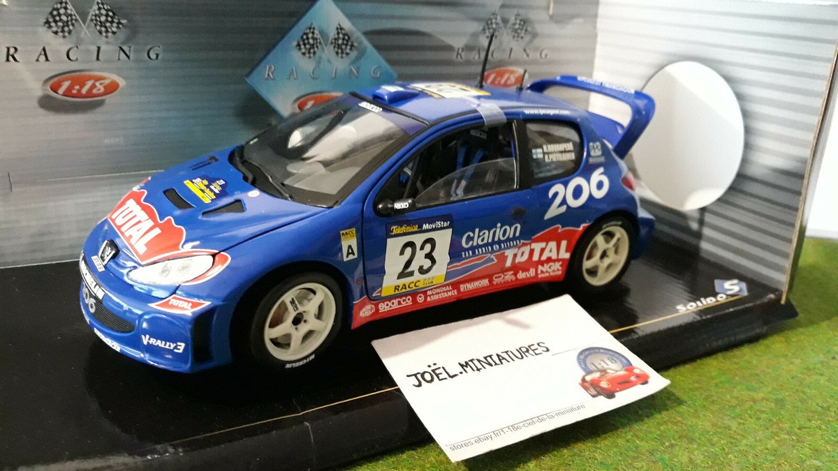PEUGEOT 206 WRC # 23 Rally 2002 Rallye Catalunya Rovanpera 1/18