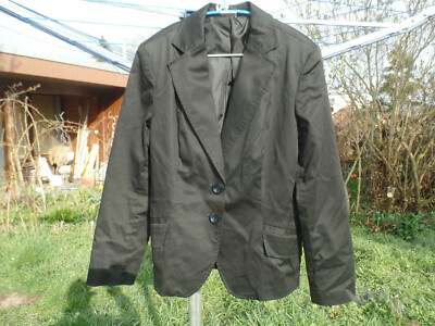 BASIC LINE Casual Wear leichte Damen Jacke Gr. 40, Schulterpolster, 61 cm lang