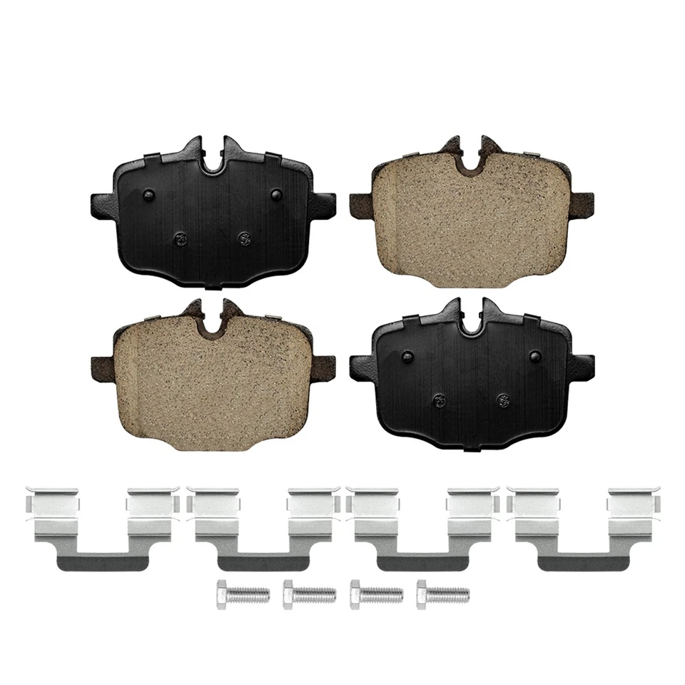 Rear Ceramic Brake Pads for BMW 550i 650i xDrive 640i Gran Coupe M5 M6 X3 - Image 3 of 4