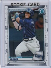 WANDER FRANCO ROOKIE CARD 2020 Bowman Chrome Prospects TAMPA BAY RAYS Baseball 