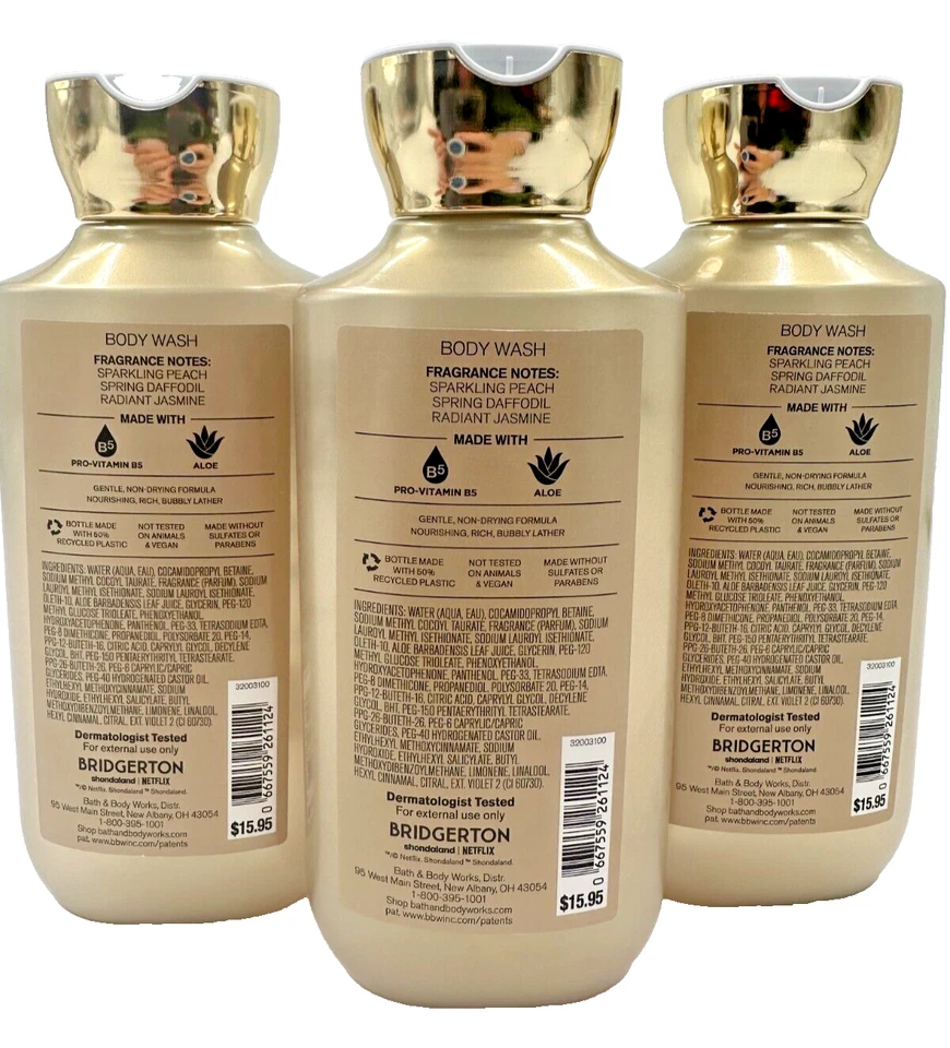 Bath & Body Works LOTE 3 Gel de Ducha Jabón Corporal Bridgerton Diamond Of The Season 10 Foto 2 de 2