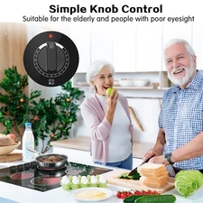 Amzgachfktch 30inch Ceramic Cooktop 2 Burners Electric Hob Cook Top Stove 6700W