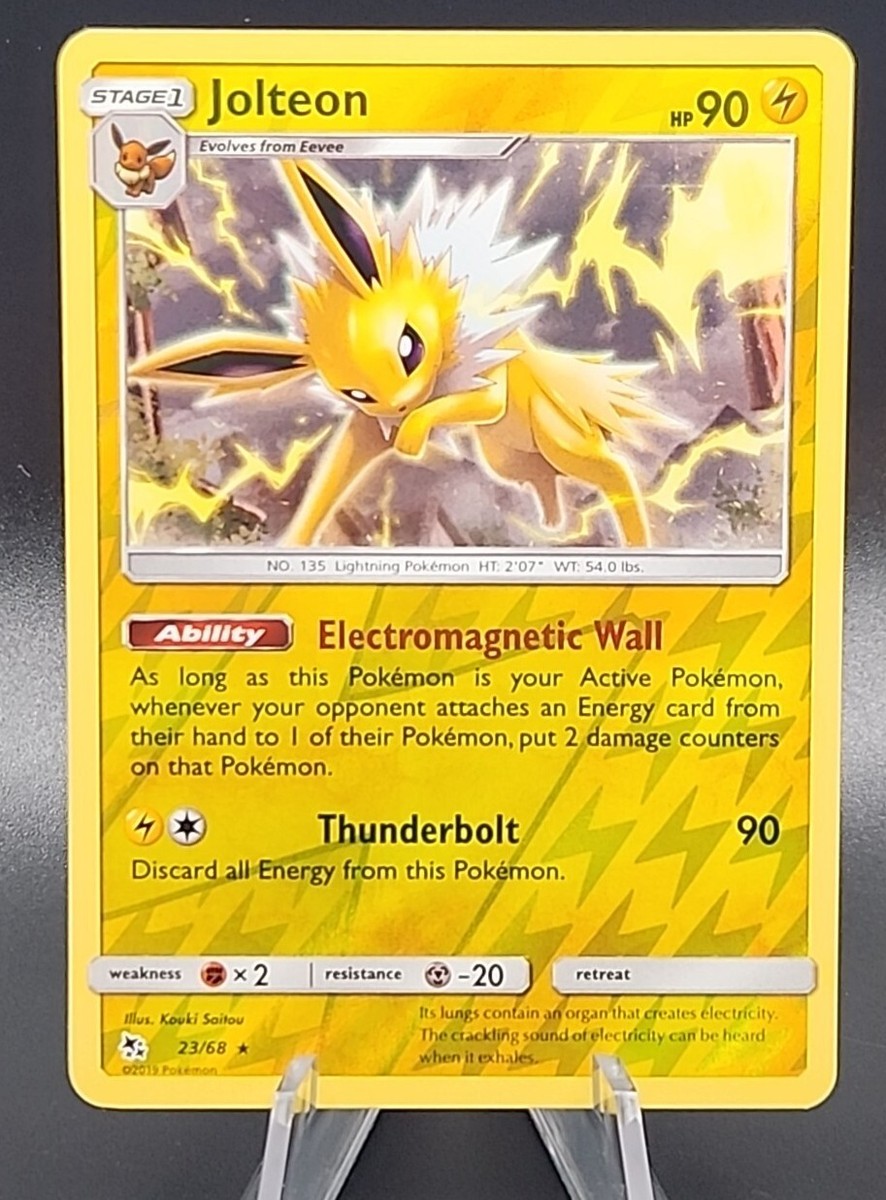 Jolteon Reverse Holo Foil Hidden Fates 2019 23/68 - Near Mint