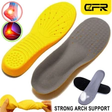 Memory Foam Orthotic Arch Support Shoes Insoles Inserts Pads Women Men Unisex