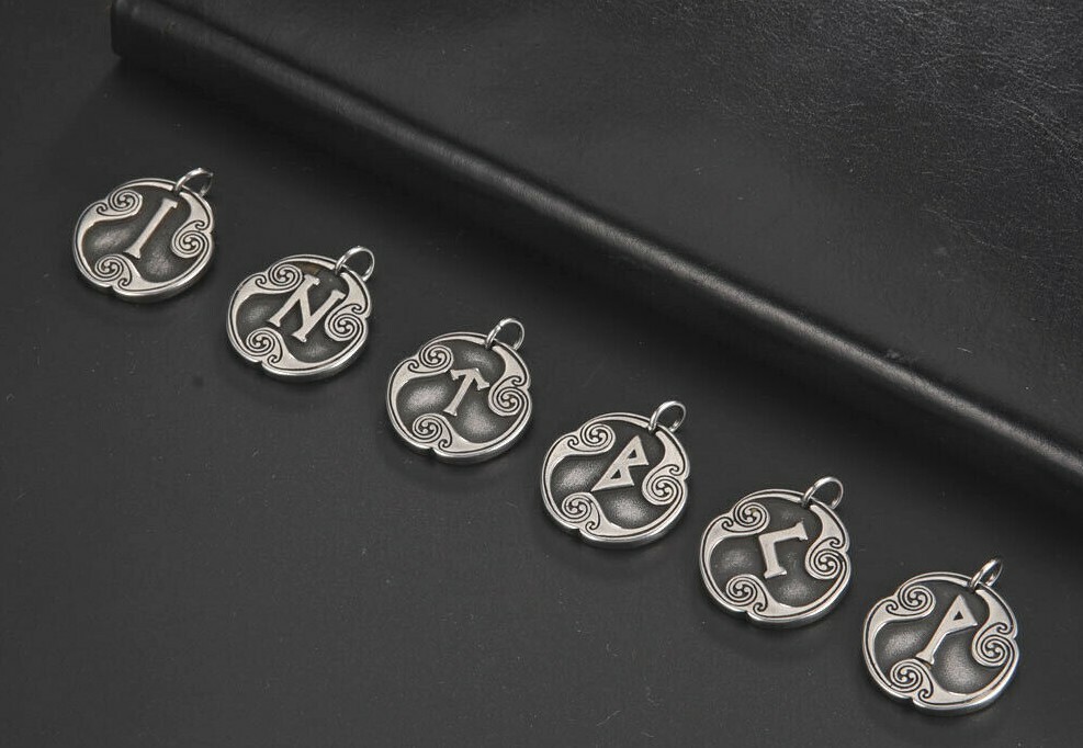 Iking Runes Viking Runes Stainless Steel Medieval Viking Alphabet Letters Symbols ...