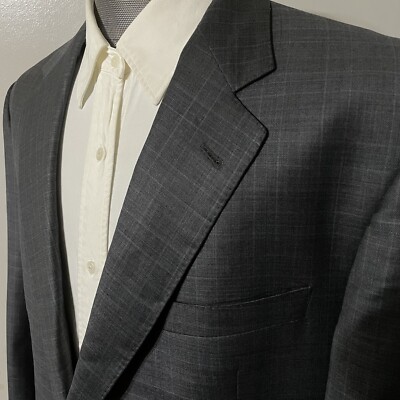 Coppley Exclusive Cloth Ermenegildo Zegna Italy Window pane sport coat 38T