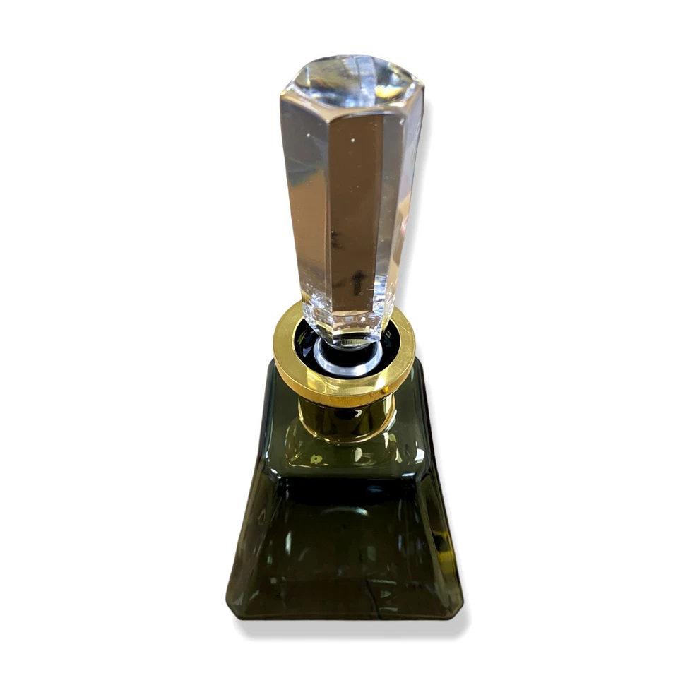 $250 Global Views Gris Humo 24-K Oro Cuello Botella Vino Jarra Foto 4 de 4