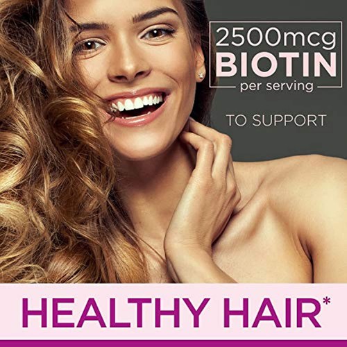 Nature's Bounty Vitamin Biotin Optimal Solutions Hair Skin Nails Gummies 200 ct - 第 7/7 張圖片
