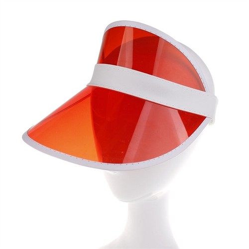 UV-Proof Visor Cap Outdoor Empty Top Hat Summer Unisex Transparent Plastic - Picture 9 of 24