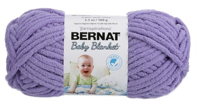 Spinrite 161103-3320 Baby Blanket Yarn-Lilac (3Pk)
