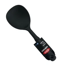 New OXO Good Grips Nylon Rice Paddle Short Scoop Black 9 Inch