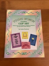 Young Women Creative Clip Art Book By Linda Dastrup VINTAGE 1992