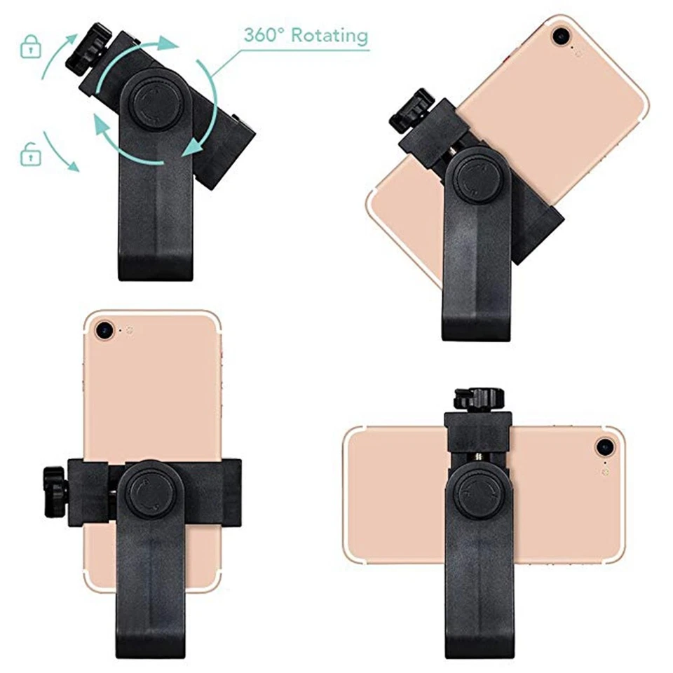 Smartphone Adapter Phone Mount Holder Universal Mini Cell Mobile Tripod Adapter - Image 3 of 4