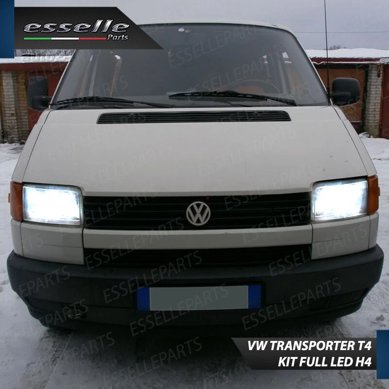 CONVERSIONE FARI FULL LED VW TRANSPORTER T4 18000 LUMEN 6000K BIANCO CANBUS - Immagine 2 di 4