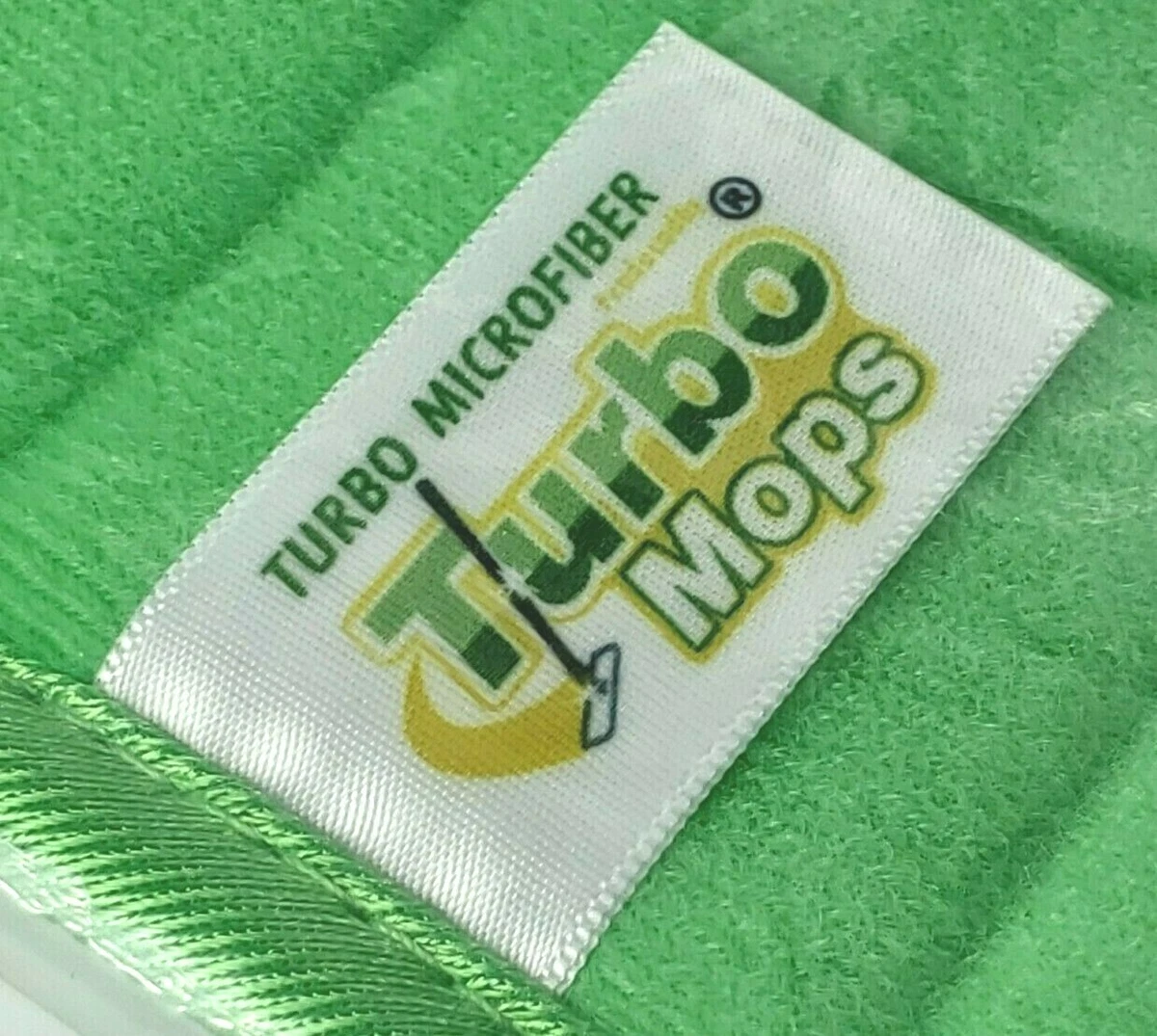 Twin Pack - Turbo Mops TURBO MICROFIBER Spray Mop Pads, Green | eBay