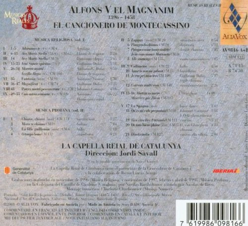 La Capella Reial De Catalunya • Jordi Savall: Alfons V El Magnànim 1396-1458 - Picture 2 of 2