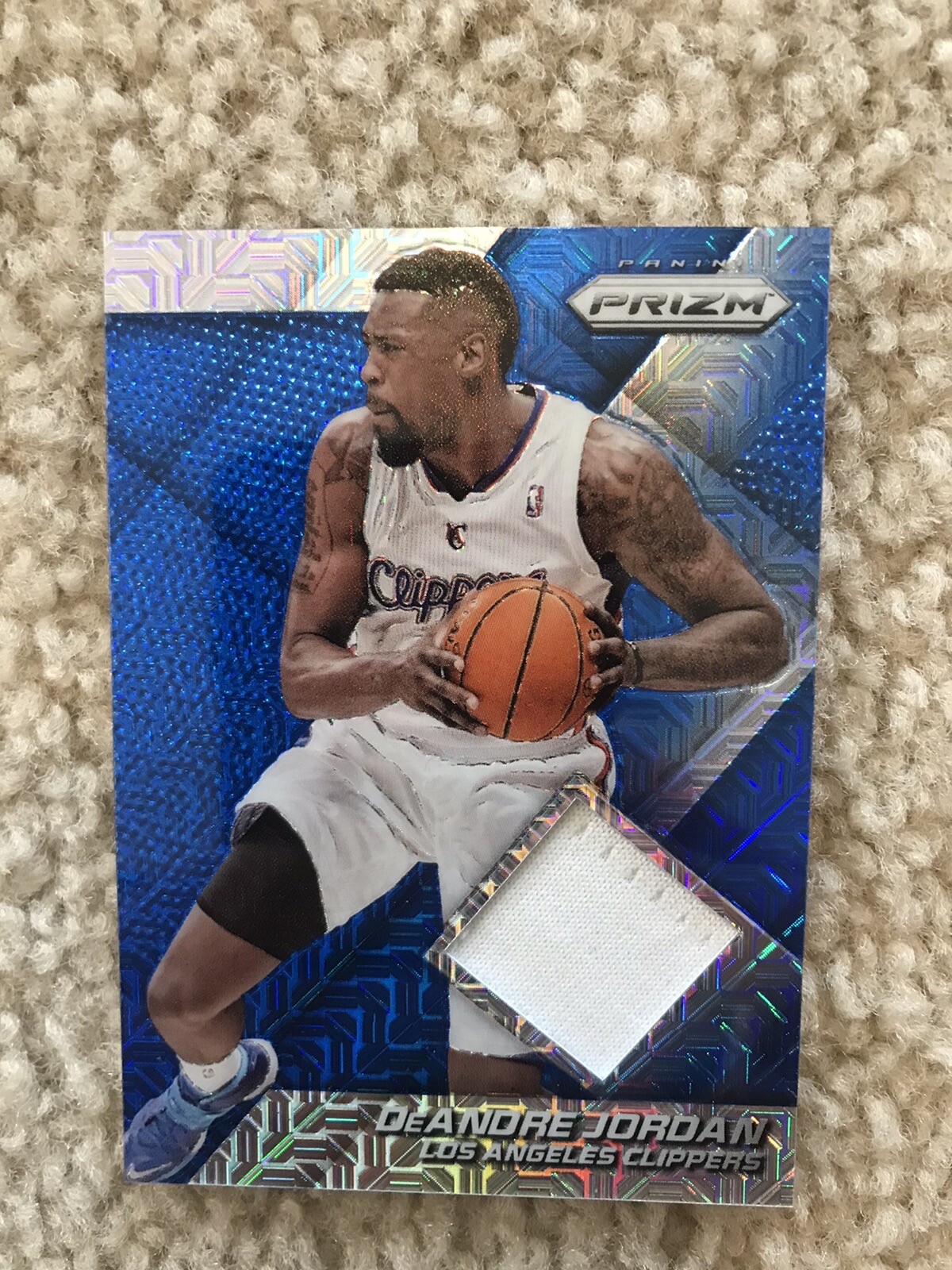 DeAndre Jordan 2014-15 Prizm Blue Mojo Jersey #23 Los Angeles Clippers