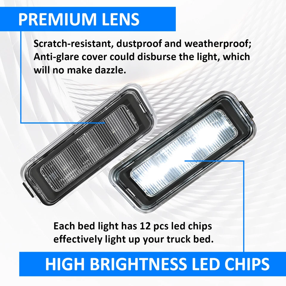 KIT DE ILUMINACIÓN LED PARA CAJA DE CAMIÓN TOYOTA TACOMA 2020-2022 2023 CON CABLEADO PT857-35200 Foto 3 de 4