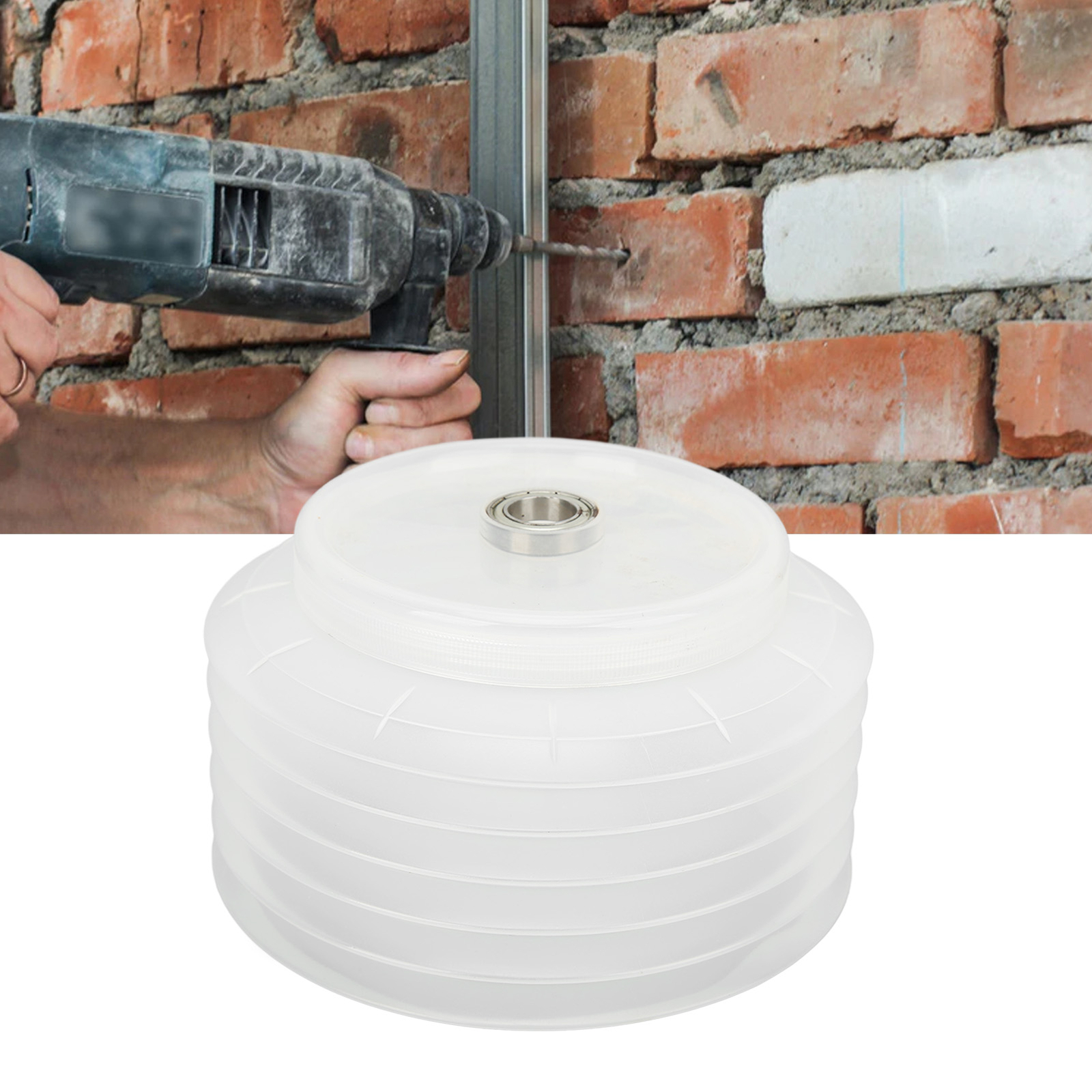 Drill Dust Cover Elastic Removable Hole Saw Dust Catcher For Ceiling