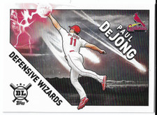 2020 Topps Big League Defensive Wizards #DW-11 Paul DeJong St. Louis Cardinals