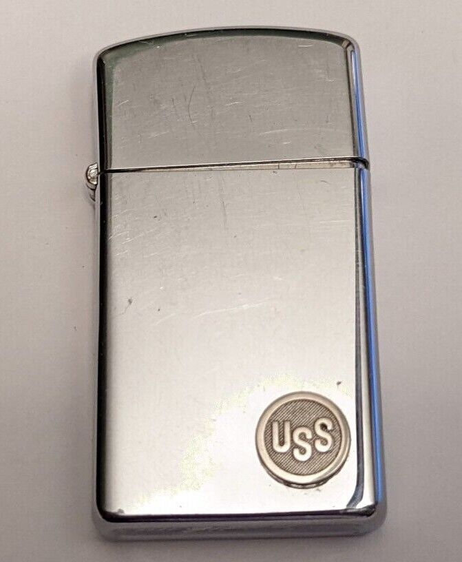 VINTAGE 1983 SLIM ZIPPO USS UNITED STATES STEEL | eBay VINTAGE 1983 SLIM ZIPPO USS UNITED STATES STEEL | eBay