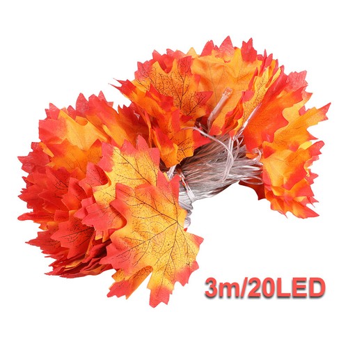 10M LED Light Autumn Fall Maple Leaves Home Decor Fairy String Leaf Lamp Garland - Picture 32 of 44