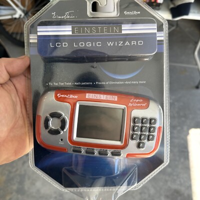 Einstein LCD Logic Wizard Handheld Electronic Brain Exercise Excalibur New