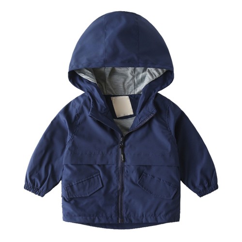 Winter Toddler Boys Hooded Coats Lined Windbreaker Lightweight Kids Jackets - Picture 14 of 16
