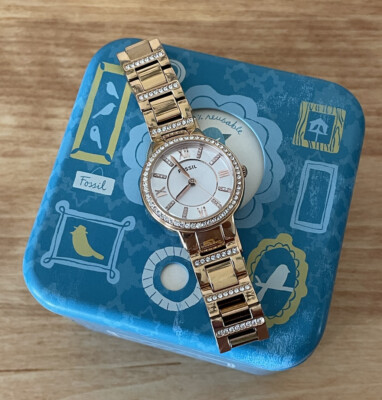 Fossil Watches Fossil Es3284 Fossil Virginia Rose Tone And