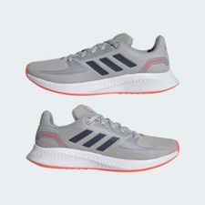 Adidas Unisex Kids Runfalcon 2.0 Running Shoe, Grey/Crew Navy/Silver