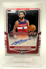 2024-25 Donruss Optic - Signature Series Justin Champagnie #SS-JUS Auto