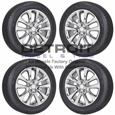 20 Jeep Grand Cherokee Pvd Bright Chrome Wheels Rims Tires Oem 2017-2021 9157