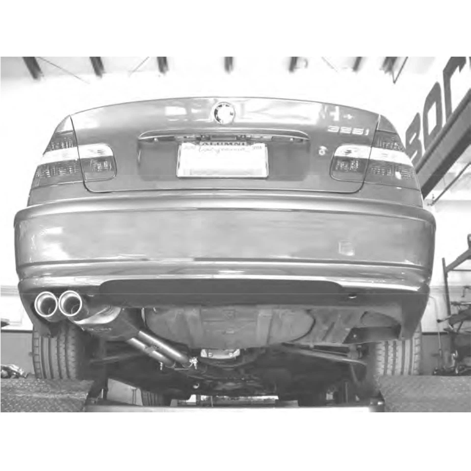 Escape trasero Borla 140084 tipo S Cat para 01-06 BMW E46 323 325 330 I CI 2,5 3,0 L Foto 3 de 4