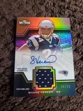 Shane Vereen 2011 Triple Threads Autograph Game Used Jersey Rookie #08/25