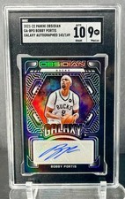 2021-22 Panini Obsidian Bobby Portis Auto /149 Galaxy Refractor SGC 10 / 9.5
