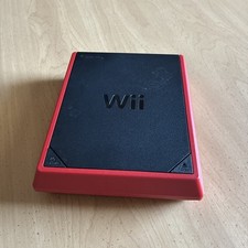 Nintendo Wii Mini Video Game Console Only RVL-201 Red