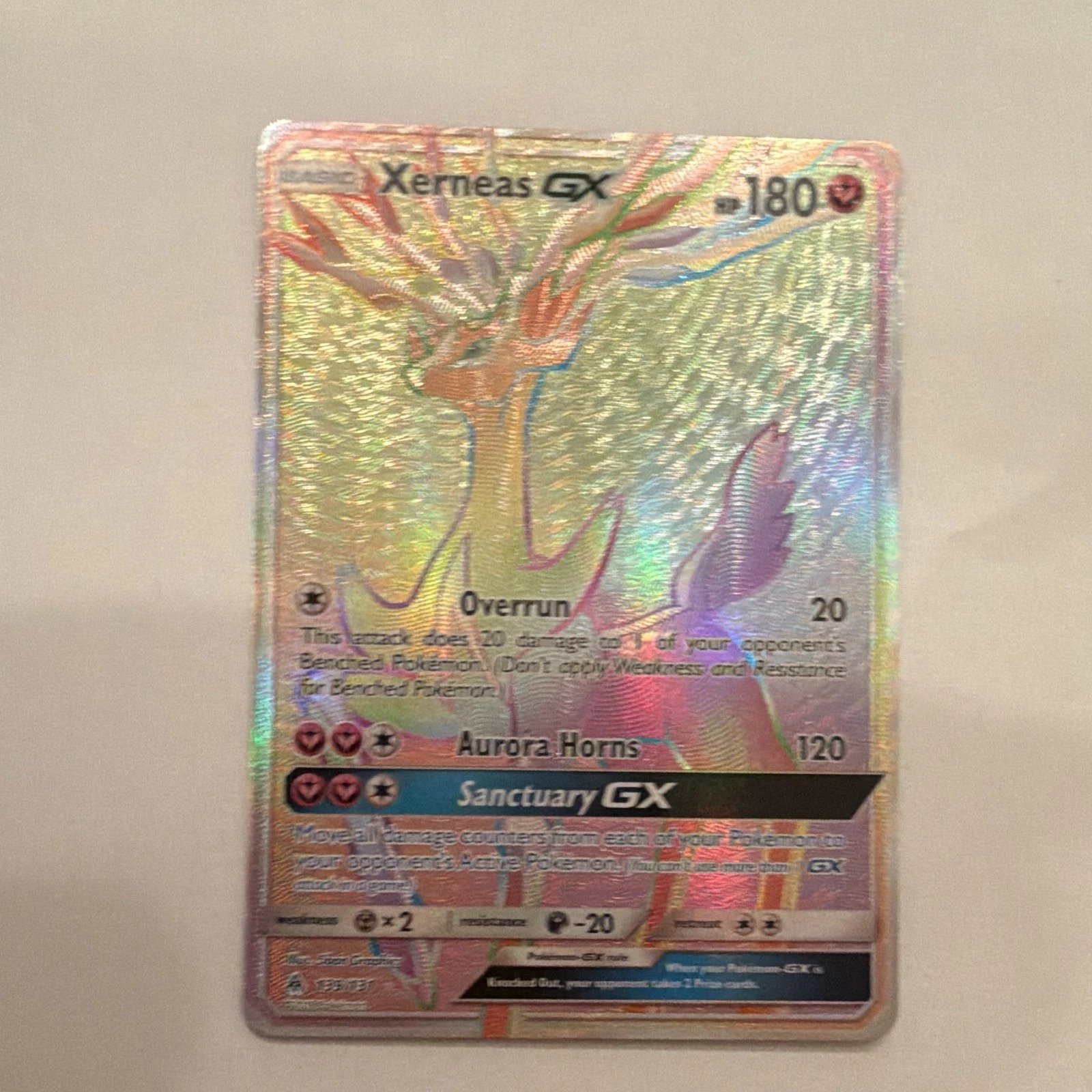 The Pokémon Company Xerneas GX 139/131 SM-Forbidden Light Secret Rare Holo ENG