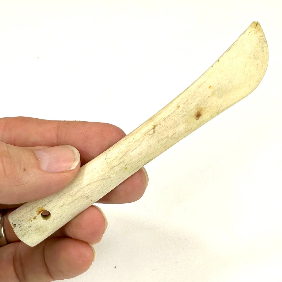 Antigua herramienta japonesa de tela Hera desplazamiento pliegue marca costura 4,5? Foto 3 de 4