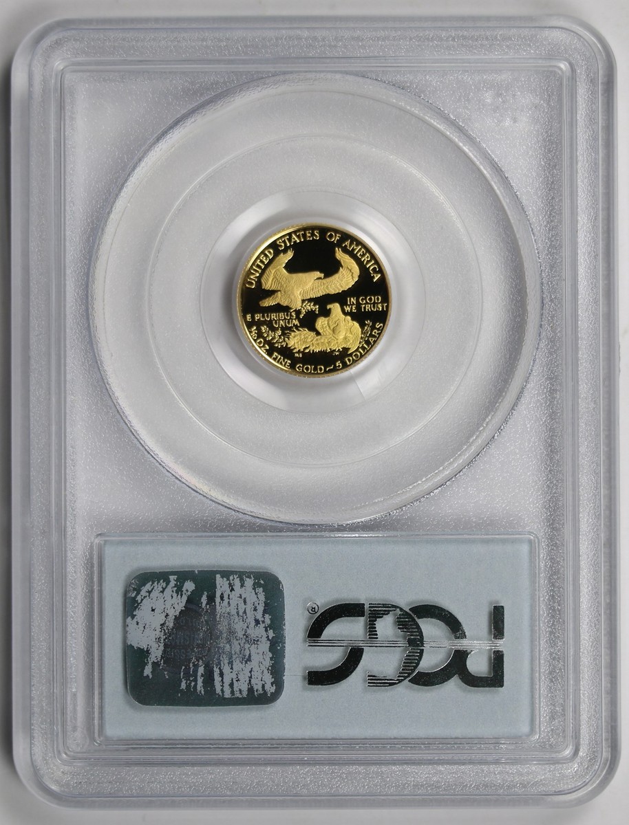 1991-P American Gold Eagle $5 Tenth-Ounce Proof PR 69 DCAM PCGS 1 1991-P American Gold Eagle $5 Tenth-Ounce Proof PR 69 DCAM PCGS 1