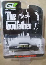 Greenlight The Godfather  1955 Cadillac Fleetwood Series 60 1:64 Rubber Tires