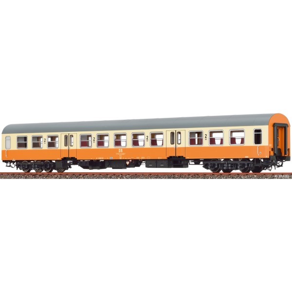 Brawa 51143 H0 Reisezugwagen 2. Klasse Bmhe „StäDteexpress“, Dr, Ep. Iv H0 + Neu-image