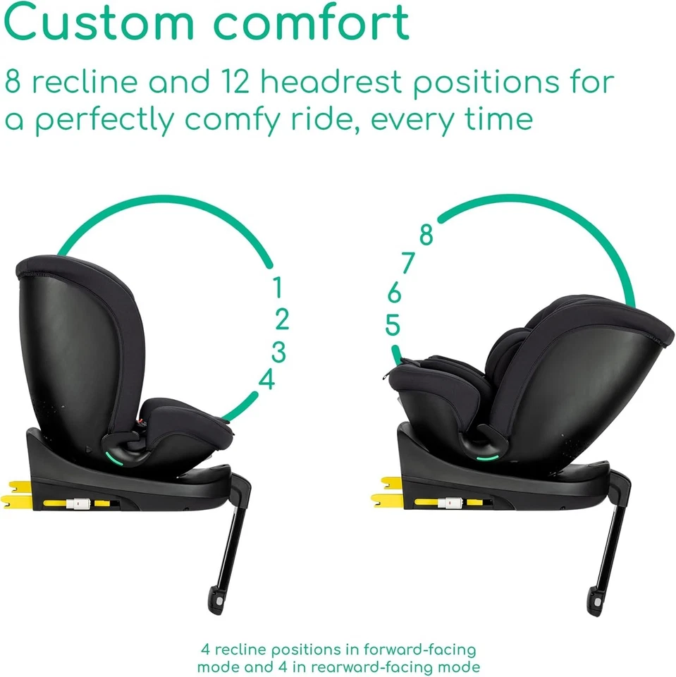 Bebeconfort RevolveFix Plus 360 i-Size, 360 Swivel Car Seat, 0-12 Years, 40-150 - Image 3 of 4