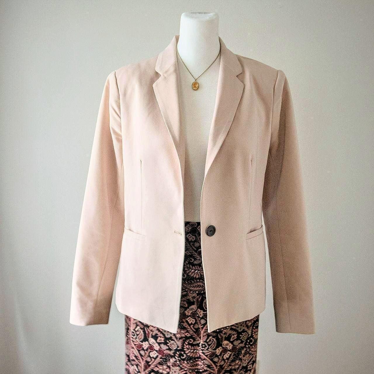 Light Pink Philosophy Fitted Basic Minimalist Cap… - image 1