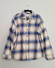Goodfellow  Co Men's Heavyweight Flannel Long Sleeve Button-Down Shirt Size L