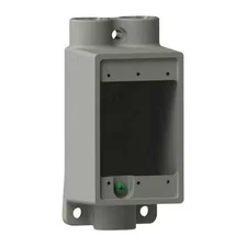Hubbell Killark Fdcc-2 Electrical Box, 28 Cu In, Fdcc Box Type, 1 Gang,