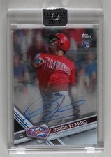 2017 Topps Clearly Authentic Auto Jorge Alfaro #CAAU-JA Auto 0rm6